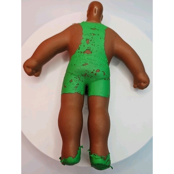 Set Of 2 Ja-Ru Jaru Stretchy Wrestler Sand Filled Wrestling Toy Figure WWE WWF - Picture 7 of 9